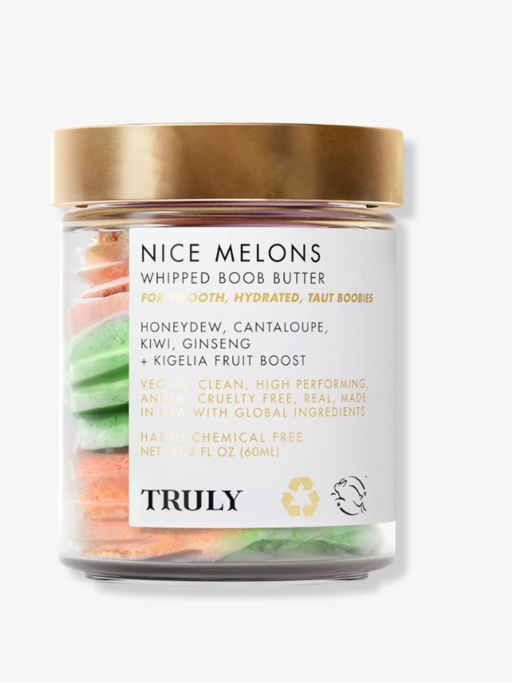 TRULY Nice Melons Whipped Boob Butter - includes two 2oz